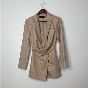 LIONESS VIP Only Mini Dress in Beige XS